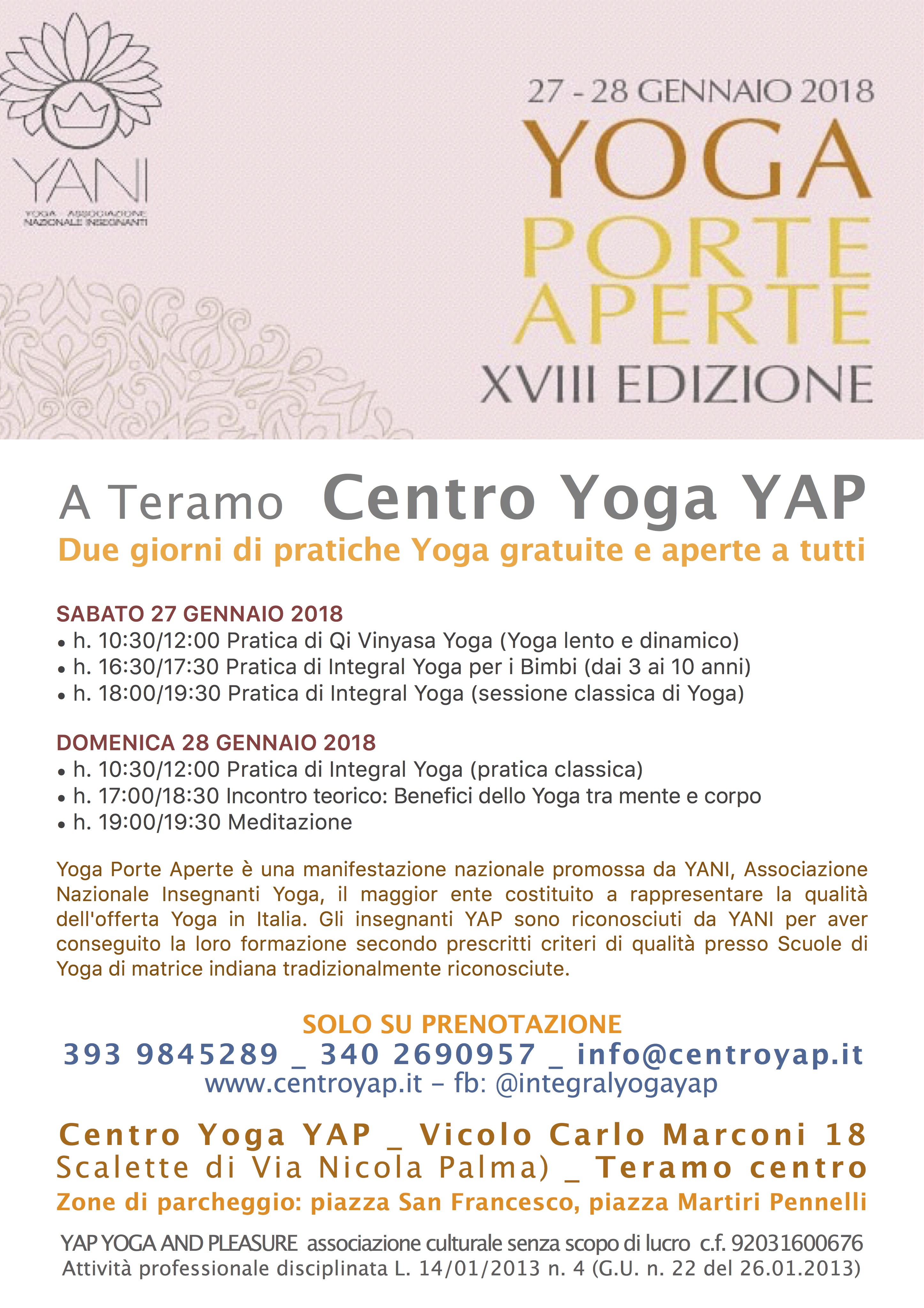 Yoga Porte Aperte