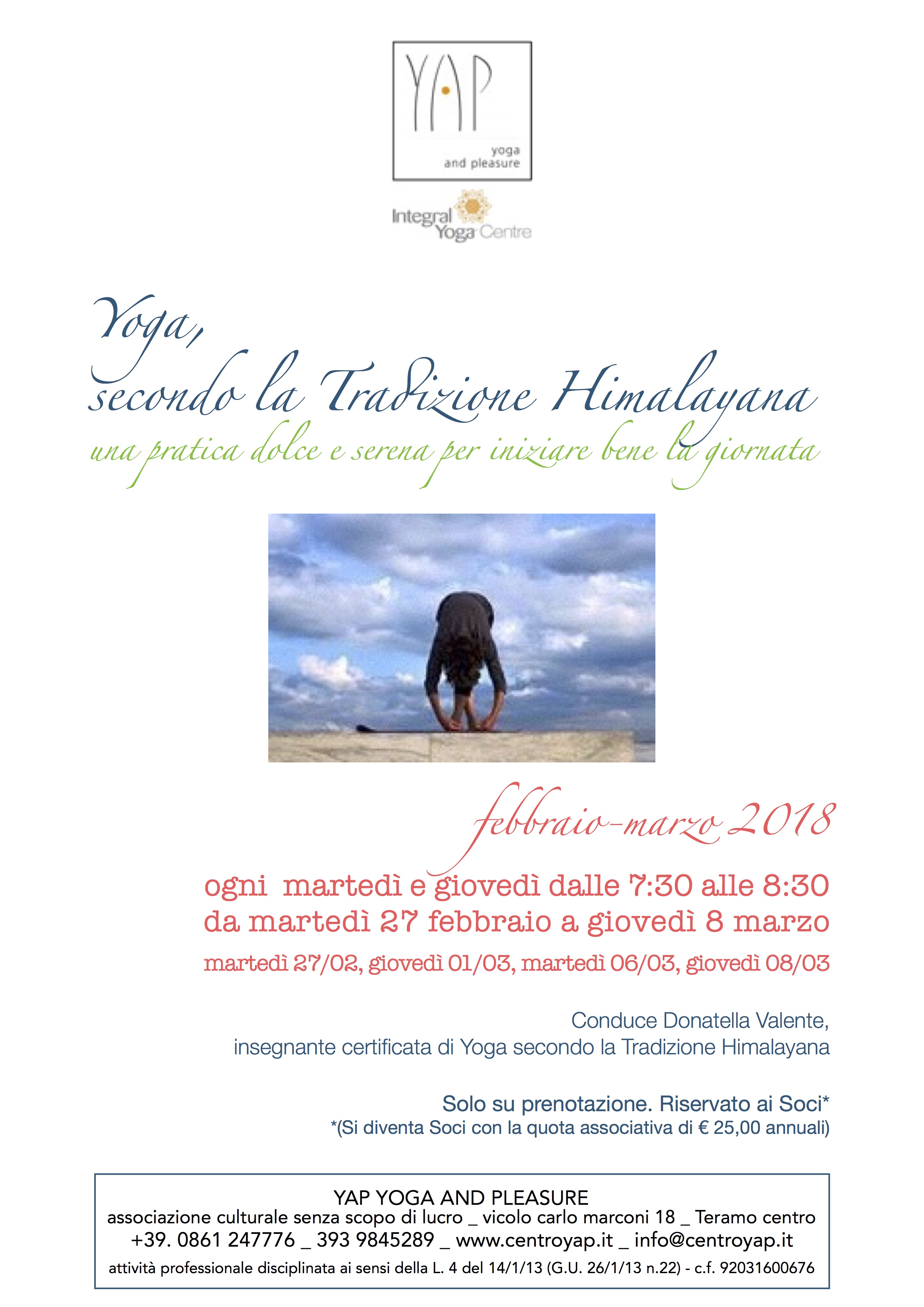 Buongiorno Yoga! Yoga Himalayano per iniziare bene la giornata