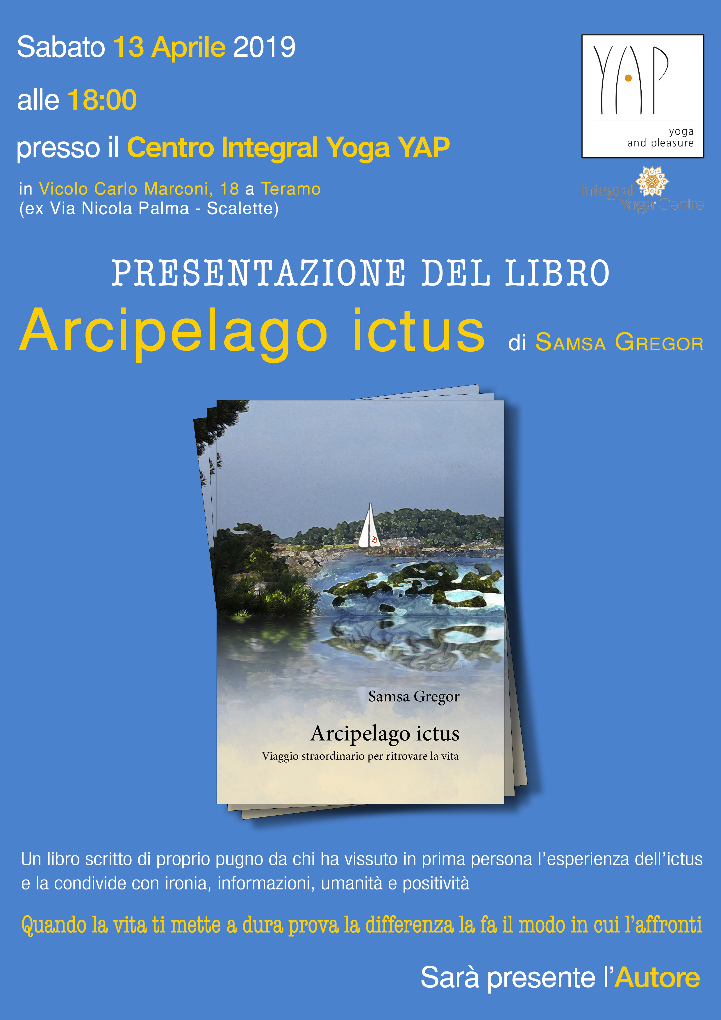 Presentazione del libro ARCIPELAGO ICTUS di Samsa Gregor