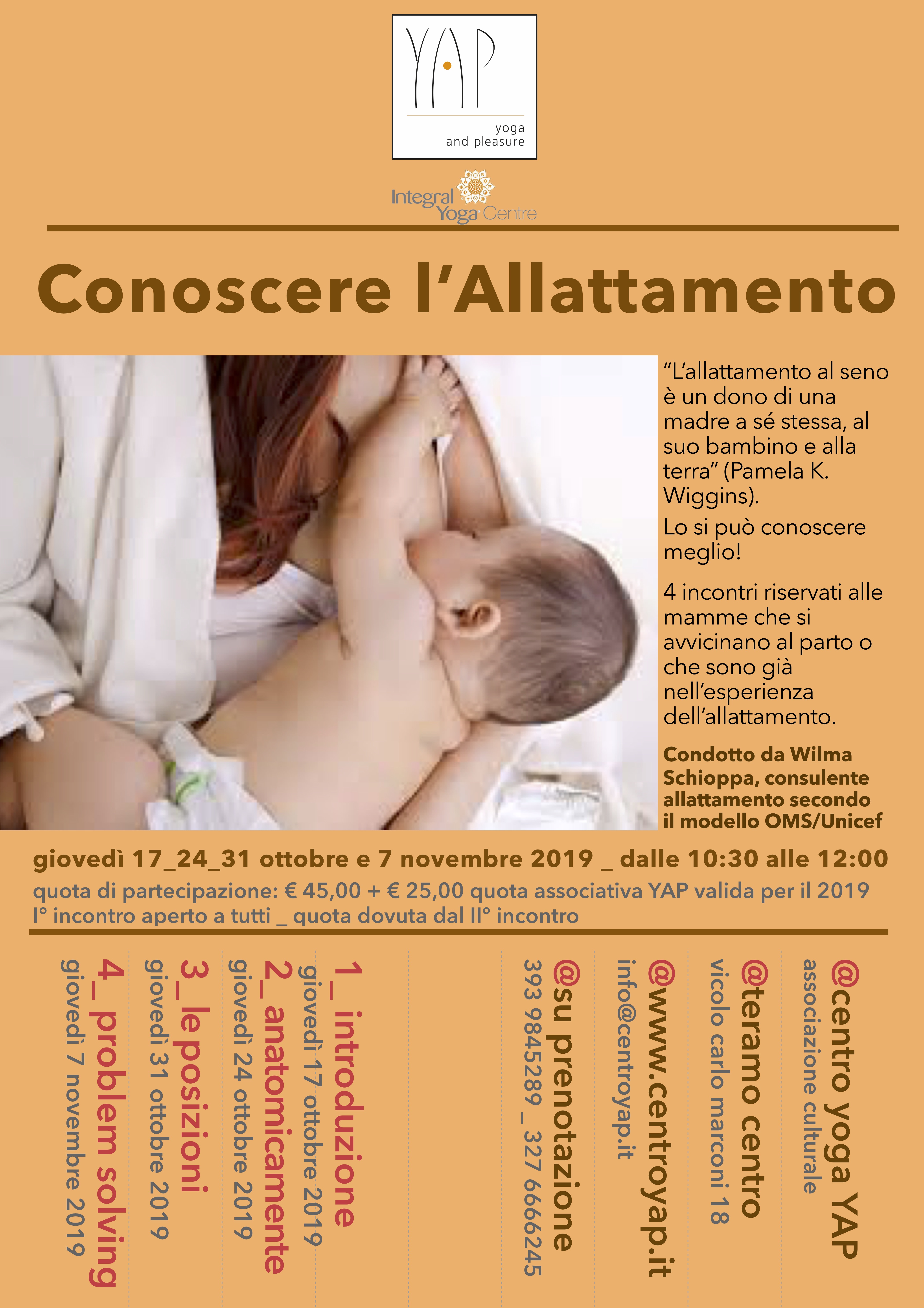 Conoscere l’allattamento