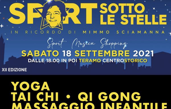 Sport Sotto le Stelle Teramo 2021 • Yoga, Tai Chi e Massaggio Infantile al Chiostro di Sant’Antonio