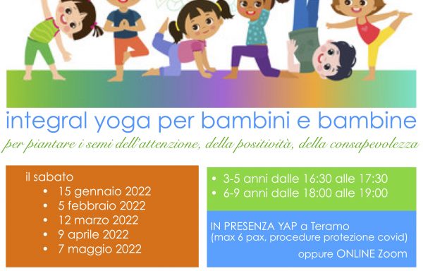 SEMI DI YOGA • Integral Yoga Bimbi • I° semestre 2022