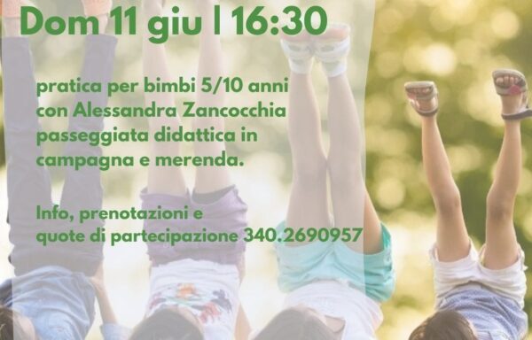 Yoga Bimbi al Frantoio Montecchia